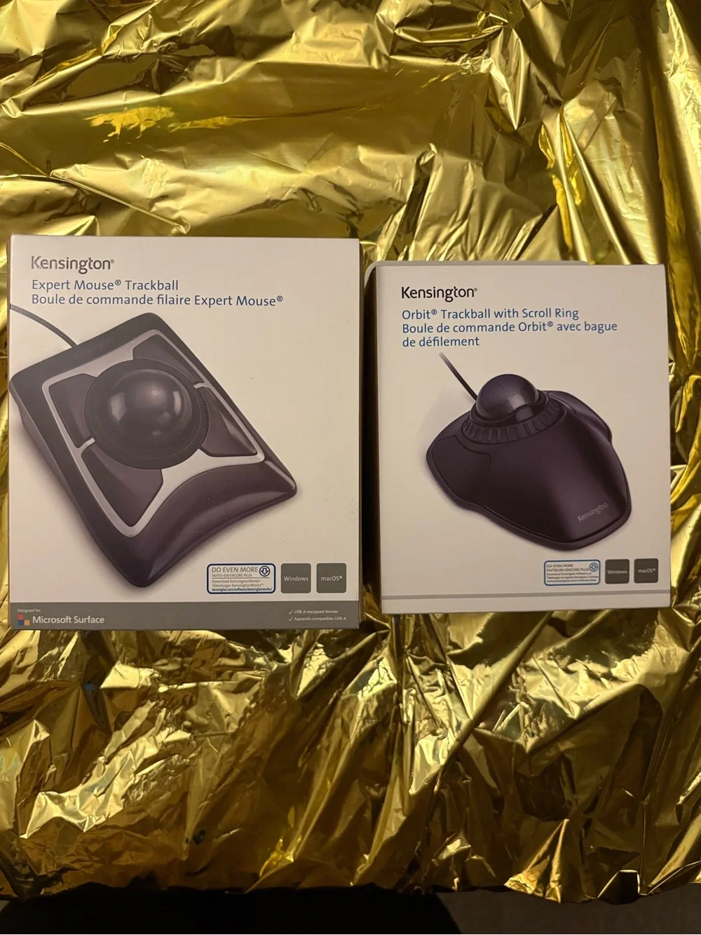 Kensington Black Trackball Mouse — Expert & Orbit Options